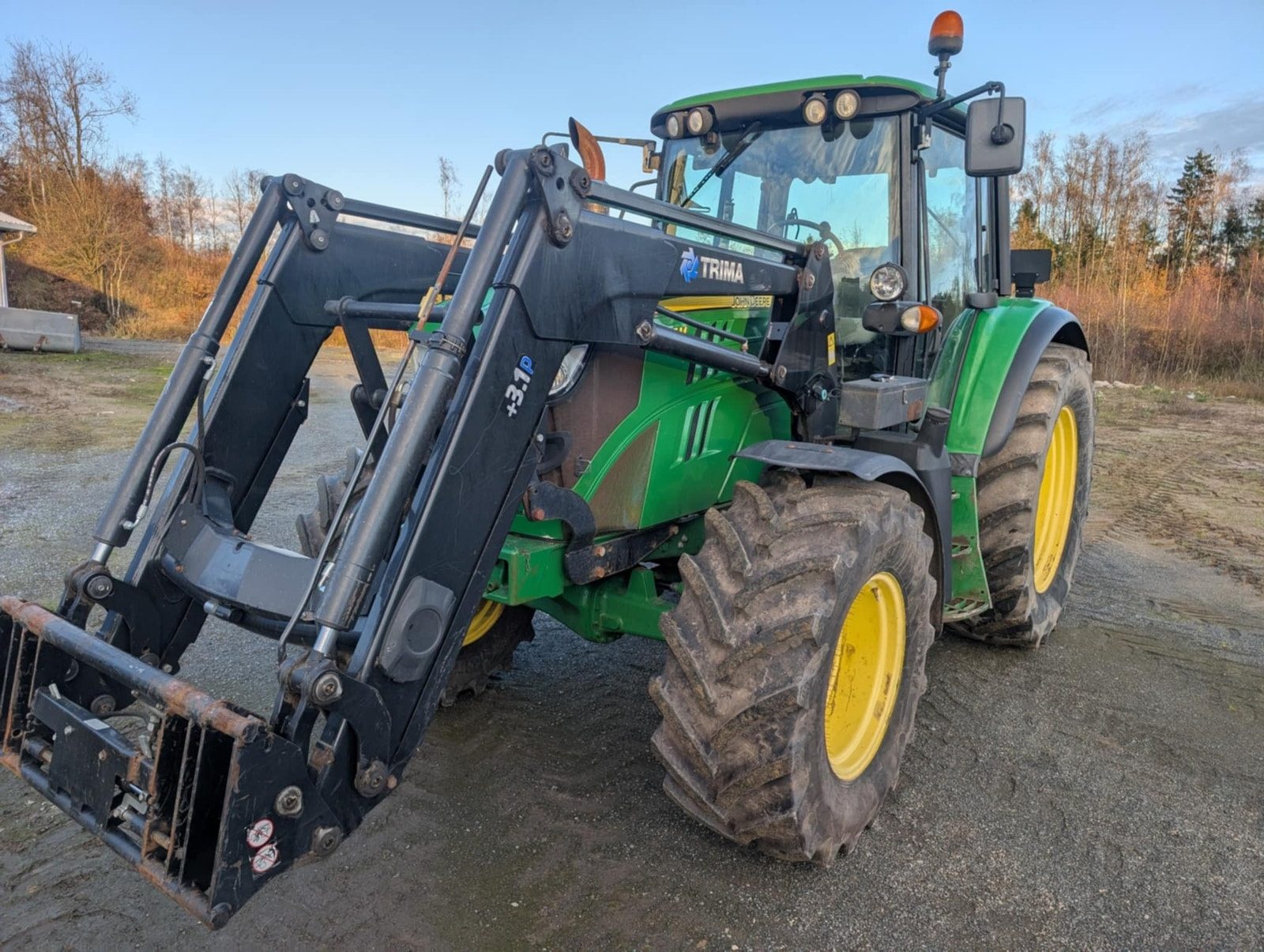 John Deere 6125M - tracteur agricole occasion France
