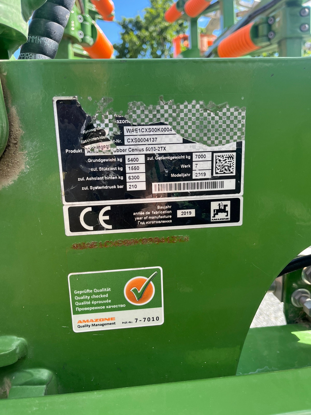 Amazone Cenius 5003-2TX Super