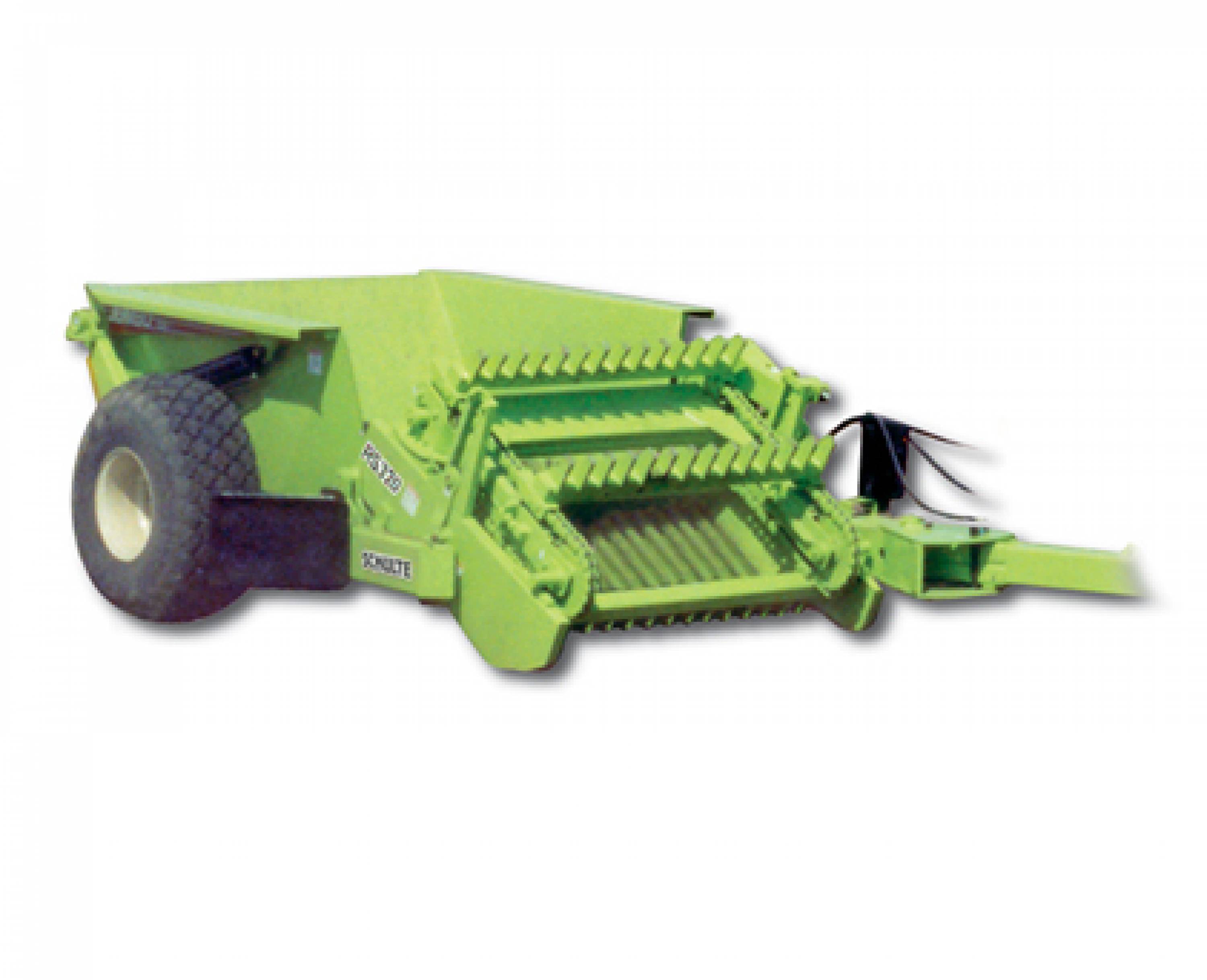 Schulte Giant 2500 steinplukker og Schulte SRW-1400 steinrive